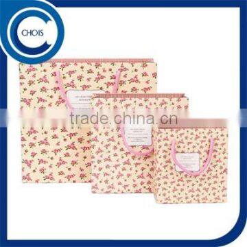 High Quality Pink Floral Cute Fancy Paper Bag, Gift Bag, Candy Bag