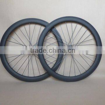 700C R50C carbon wheels disc brake six paws 50mm clincher rim