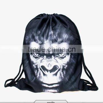 Durable Polyester Men Sport Drawstring Shoes Backpacks photo-4