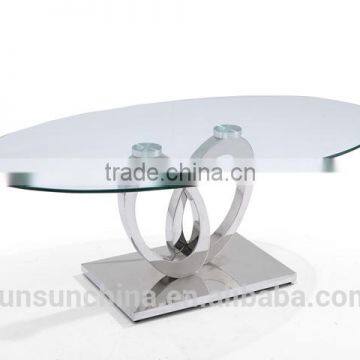 SJ-162 Fashion Coffee Table /oval coffee table/flower coffee table(smple)