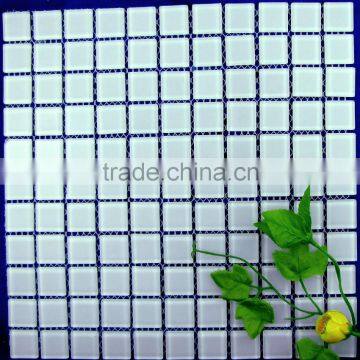 White colour of glass mosaic tile (YX-GS21)