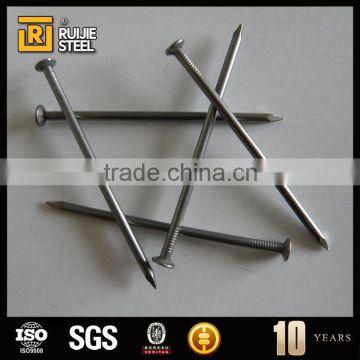 china high strength common steel nail/iron polishing nail hardware factory