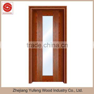 solid composite interior tempered glass door