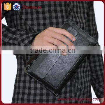 Hot ! 2015 luxury genuine leather wallet purse handbag for business man