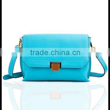 Leather woman bags original quality handbag blue