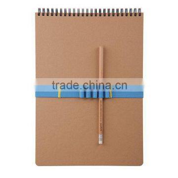 eco recycled paper notebook custom spiral notebook with yellow paper