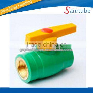internal thread copper core ppr ball valve