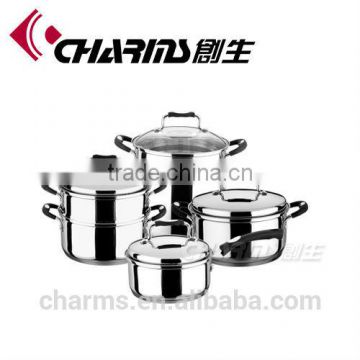 Charms thermometer german stainless steel cookware set eco friendly