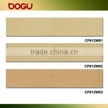 115x600mm Clay Made of Facade Terracotta Panel, Terracotta Facade System, Exterior Wall Terracotta Tile