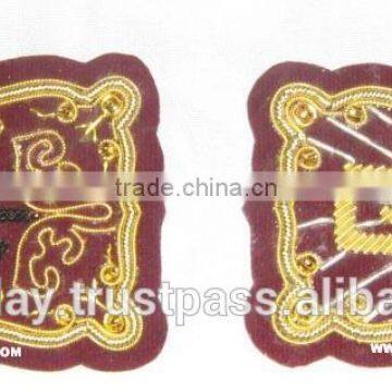 Custom Badge for Garment, Hand Embroidery Badge