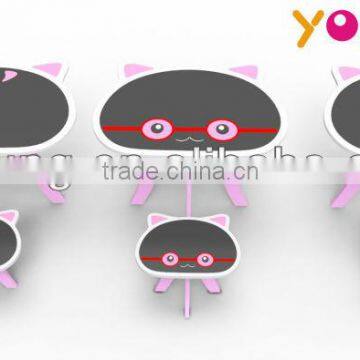 children cat furniture table and chair