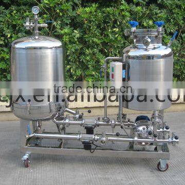 Diatomite filter machine for beer wine