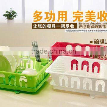 Plastic Drop Dish Rack Tableware Receive Waterlogging Caused by Excessive Rainfall Dishes Shelf photo-2