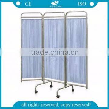 AG-SC002 CE ISO approved hospital curtain medical screen folding