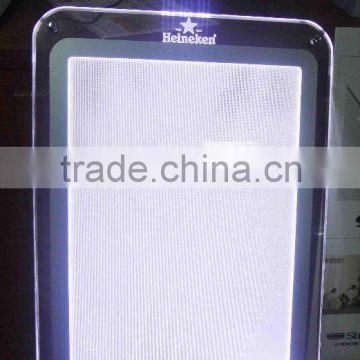 LED crystal light box with logo