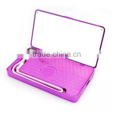 power bank charger mirror, cosmetic mirror battery power bank, usb power bank mirror, portable power bank for laptop