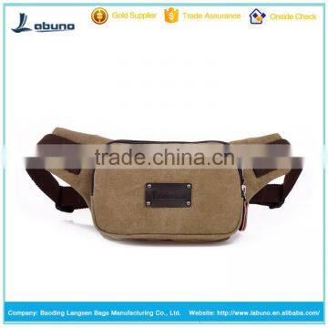 Classical outdoor canvas waist bag