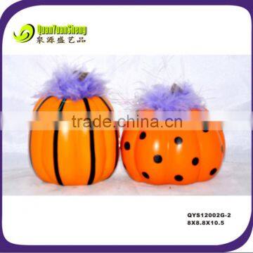 2014 polyresin pumpkin article party halloween decoration QYS12002g