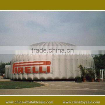 Giant white inflatable advertising camping outdoor tent