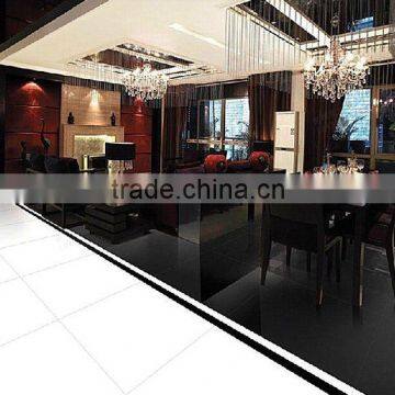 600x600/800x800 super black polished floor tiles full body porcelain tile