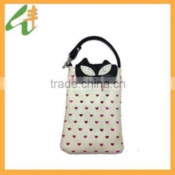 2015 cute hot selling beautiful mobile phone bag