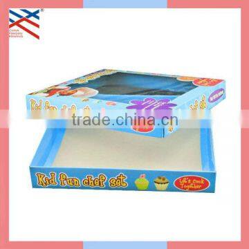 Paper Packaging Box with Clear PVC Window