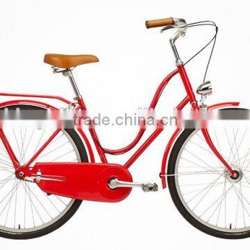 China 2015 hot new cheap urban bike high quality 26'' retro city bike with dynamo dynamo light/HIGH QUALITY CITY BIKB-CB-M16035