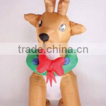 180CM Moving Head Inflatable Reindeer With Lights