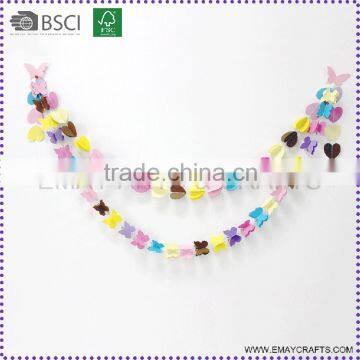 New Design Colourful Decorative Tissue Paper Garland For Wedding