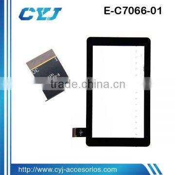 Hot selling tablet spare parts,the replacement screen for android tablet for E-C7066-01