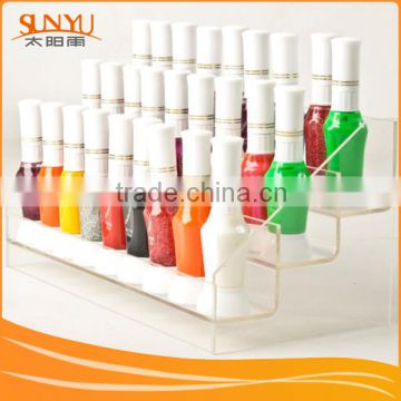 Clear Nail Polish Display,PMMA/Acrylic Nail Polish Display,Acrylic Nail Polish Stand