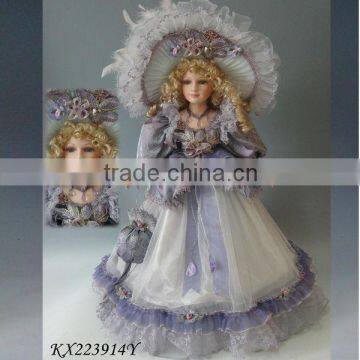 22'' High-quality Russian Ceramic Porcelain Victoria Princess Doll for Sale