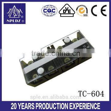 60-600A large current 4-way srcew terminal block TC series