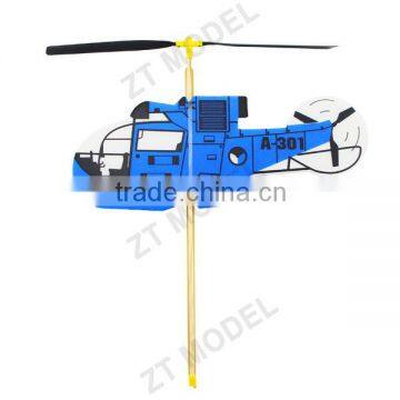 HeliBoy-Eurocopter Rescue Rubber Powered Helicopter Rubber Band