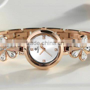 2016 New Stainless Steel Lady Watch Fancy Crystal Watch for Women Wholesale Women Watches