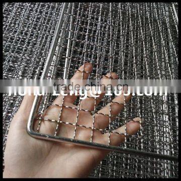 304 Stainless steel 40*60mm square baking wire mesh for barbecue