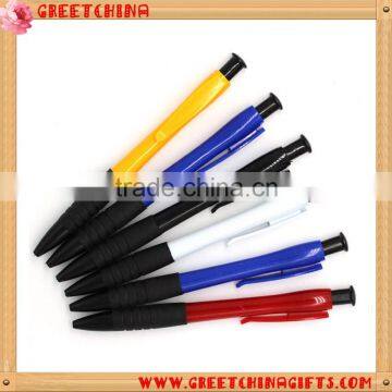 Custom Printed LOGO Clips Colorful Plastic Ballpoint Pen With Colorful Barrel photo-4