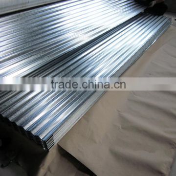 Corrugated steel sheet roofing tile