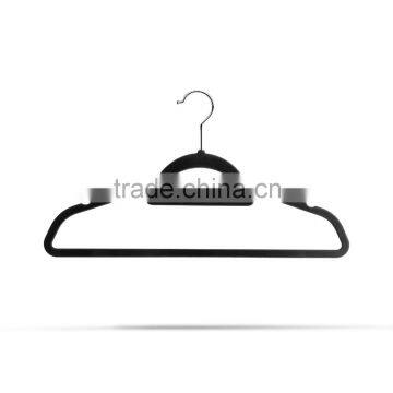 eco-friendly multifunctional deluxe flocked pants hanger or velvet clothes rack