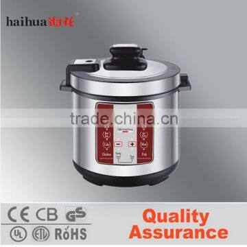 2015 New Silver Stainless Steel Digital 5L 6L Electric Pressure Cooker photo-5