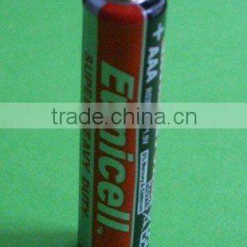 Super heavy duty R03P AAA battery 1.5v with CE,ROHS,SGS