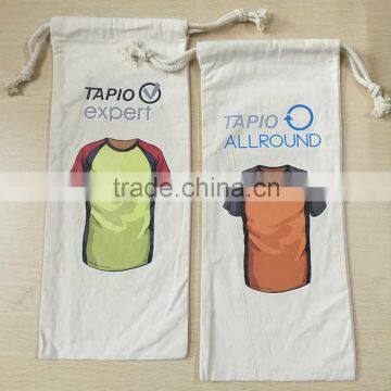convenient cotton/canvas small drawstring phone bag