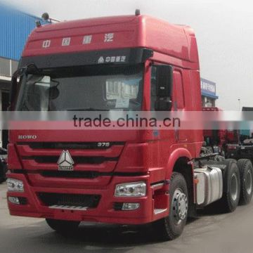 Euro2 Low price 2016 new sinotruk 371hp howo 6x4 tractor truck for sale