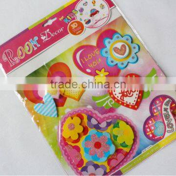 3D decoration DIY flowers sticker, multi-layer sticker