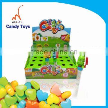 Small items wind up forg toy candy for promotion toy