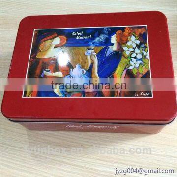 New Fasion Rectangular Tin Box for Coffee