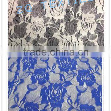 rose flower cheap nylon spandex lace fabric for dress,french swiss lace fabric for underwear and toys