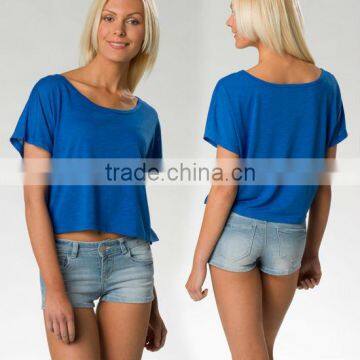 Customl Ladies Blank Crop Tops Wholesale Women photo-3