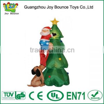 inflatable christmas santa claus climbing tree ,inflatable tree christmas