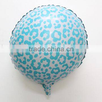 45*45cm light bule Leopard grain Aluminum Balloons BABY Shower party decoration supplies Birthday gifts balloon for kid